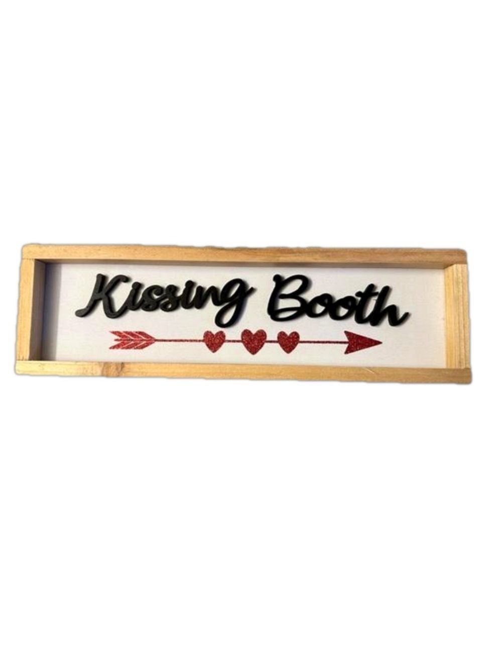 Ashland Kissing Booth Framed Sign 14 Inch